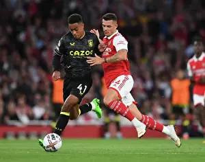 Xhaka vs. Ramsey: A Midfield Battle Royale in the Arsenal vs. Aston Villa Premier League Clash (2022-23)