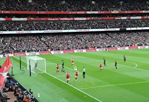 Arsenal V Crystal Palace 2022-23 Prints: Xhaka's Hat-Trick Thrills Arsenal Fans: Arsenal 3- Crystal Palace (2022-23)