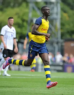Boreham Wood V Arsenal Prints: Yaya Sanogo in Action: Arsenal's Pre-Season Victory over Boreham Wood