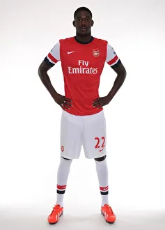 1st Team Photocall 2013-14 Prints: Yaya Sanogo at Arsenal 2013-14 Squad Photocall