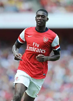 Arsenal v Galatasaray 2013-14 Gallery: Yaya Sanogo (Arsenal). Arsenal 1: 2 Galatasaray. Emirates Cup Day Two. Emirates Stadium, 4 / 8 / 13