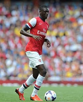 Images Dated 4th August 2013: Yaya Sanogo (Arsenal). Arsenal 1: 2 Galatasaray. Emirates Cup Day Two. Emirates Stadium, 4 / 8 / 13