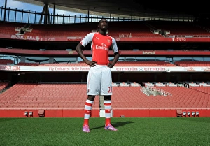 Yaya Sanogo (Arsenal). Arsenal 1st Team Photocall. Emirates Stadium, 7/8/14. Credit Yaya Sanogo (Arsenal). Arsenal 1st Team Photocall. Emirates Stadium, 7/8/14. Credit