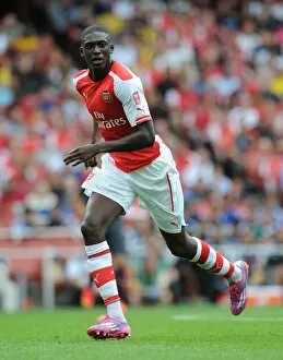 Yaya Sanogo (Arsenal). Arsenal 5: 1 Benfica. The Emirates Cup, Day 1. Emirates Stadium, 2 / 8 / 14