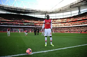 Arsenal V Liverpool - FA Cup 2013-14 Prints: Yaya Sanogo: Arsenal's FA Cup Fifth Round Showdown Against Liverpool