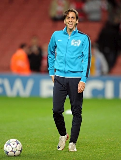 Arsenal V Marseille 2011-12 Prints: Yossi Benayoun (Arsenal). Arsenal 0: 0 Marseille. UEFA Champions League