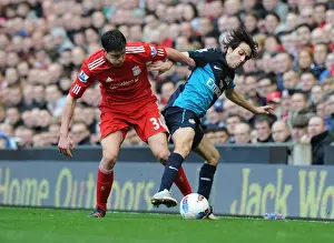 Liverpool V Arsenal 2011-12 Prints: Yossi Benayoun Outsmarts Martin Kelly: A Premier League Masterclass (2011-12) - Liverpool vs Arsenal