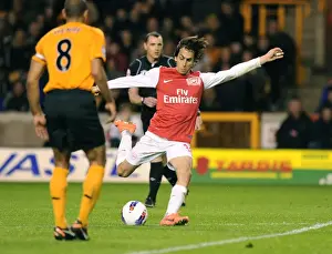 Wolverhampton Wanderers V Arsenal 2011-12 Prints: Yossi Benayoun Scores the Third Goal: Wolverhampton Wanderers vs