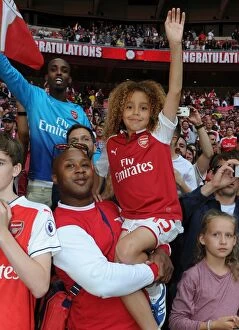 Images Dated 6th August 2017: A young Arsenal fan. Arsenal 1: 1 Chelsea. Arsenal win 4: 1 on penaltys. Community Sheild