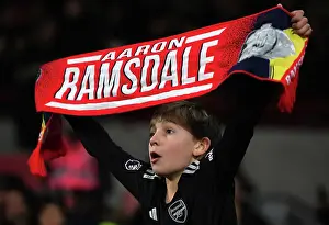 Brentford V Arsenal 2023-24 Prints: Young Arsenal Fan Celebrates Victory: Brentford FC vs. Arsenal FC, Premier League 2023-24
