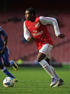 Arsenal U18 V Chelsea U18 2011-12 Prints: Young Gun: Kyle Ebecilio Scores for Arsenal U18 Against Chelsea U18 at Emirates Stadium (October 23)