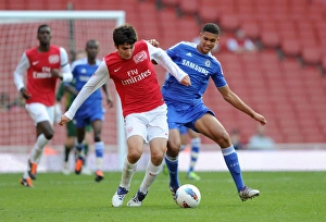 Young Guns Clash: Jon Toral vs. Ruben Loftus-Cheek in Arsenal's 1:0 Win over Chelsea U18s (2011)