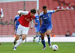 Arsenal U18 V Chelsea U18 2011-12 Prints: Young Guns Clash: Toral vs. Loftus-Cheek at Emirates - Arsenal U18 1:0 Chelsea U18