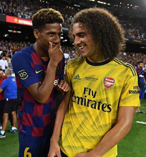 Young Titans Clash: Guendouzi vs. Todibo in FC Barcelona vs. Arsenal Pre-Season Face-Off