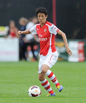 Millwall Lionessess V Arsenal Ladies 2014 Prints: Yukari Kinga in Action: Millwall Lionesses vs. Arsenal Ladies, WSL Continental Cup