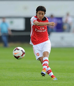 Millwall Lionessess V Arsenal Ladies 2014 Prints: Yukari Kinga in Action: Millwall Lionesses vs. Arsenal Ladies, WSL Continental Cup