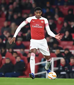 Arsenal V Qarabag 2018-19 Prints: Zech Medley in Action: Arsenal vs Qarabag, UEFA Europa League, Group E