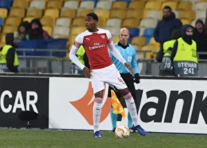 FC Vorskla Poltava V Arsenal 2018-19 Prints: Zech Medley in Europa League Action: Arsenal vs. Vorskla Poltava, Ukraine (2018)