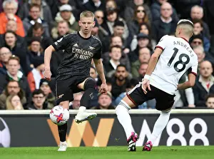 Zinchenko in Action: Arsenal's Star Performance at Fulham, Premier League 2023