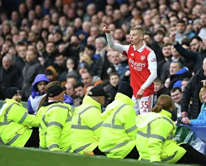 Everton V Arsenal 2022-23 Prints: Zinchenko in Action: Everton vs. Arsenal, Premier League 2023