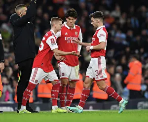 Manchester City V Arsenal 2022-23 Prints: Zinchenko Subs In: Manchester City vs. Arsenal - Emirates FA Cup Fourth Round