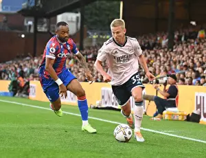 Crystal Palace V Arsenal 2022-23 Prints: Zinchenko's Sneaky Move: Arsenal's Game-Winning Moment vs Crystal Palace (2022-23)