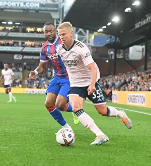 Crystal Palace V Arsenal 2022-23 Prints: Zinchenko's Sneaky Move: Arsenal's Game-Winning Moment vs Crystal Palace
