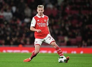 Images Dated 9th November 2022: Zinchenko's Star Performance: Arsenal Progresses in Carabao Cup Against Brighton